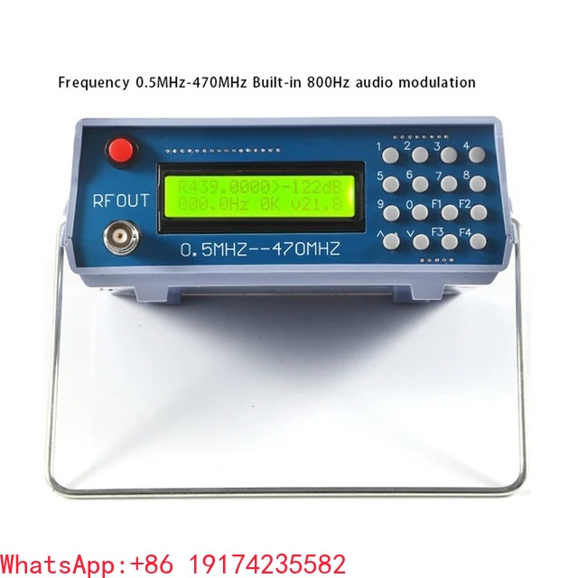 Rf Signal Generator 0.5Mhz To 470Mhz - FMラジオやトランシーバーのデバッグに使用できる、0.5MHz～470MHzのRF信号発生器兼測定器。