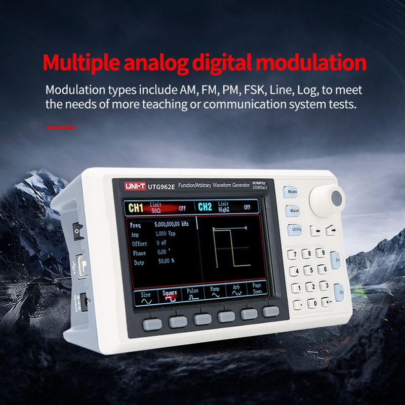 UNI-T UTG932E UTG962E 機能任意波形発生 - Dual Channel Arbitrary Waveform Function Generator 60Mhz のレビューと価格